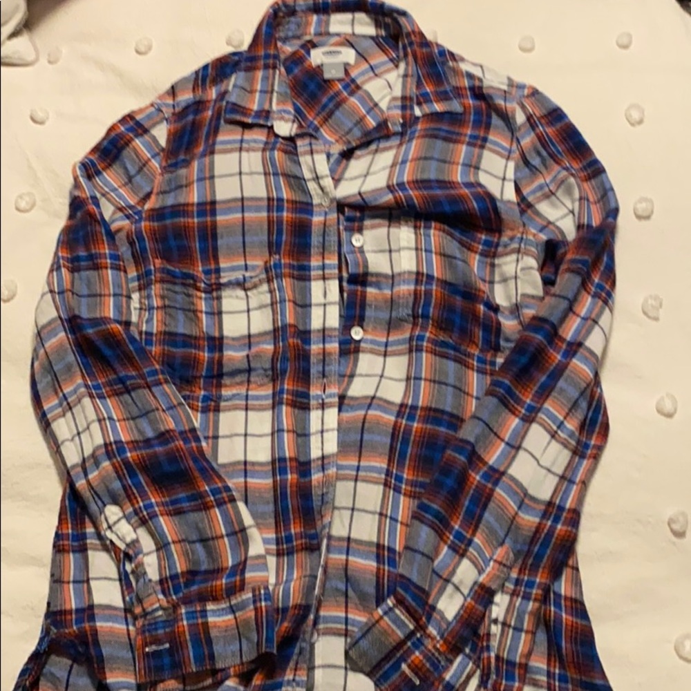 Old Navy plaid flannel
